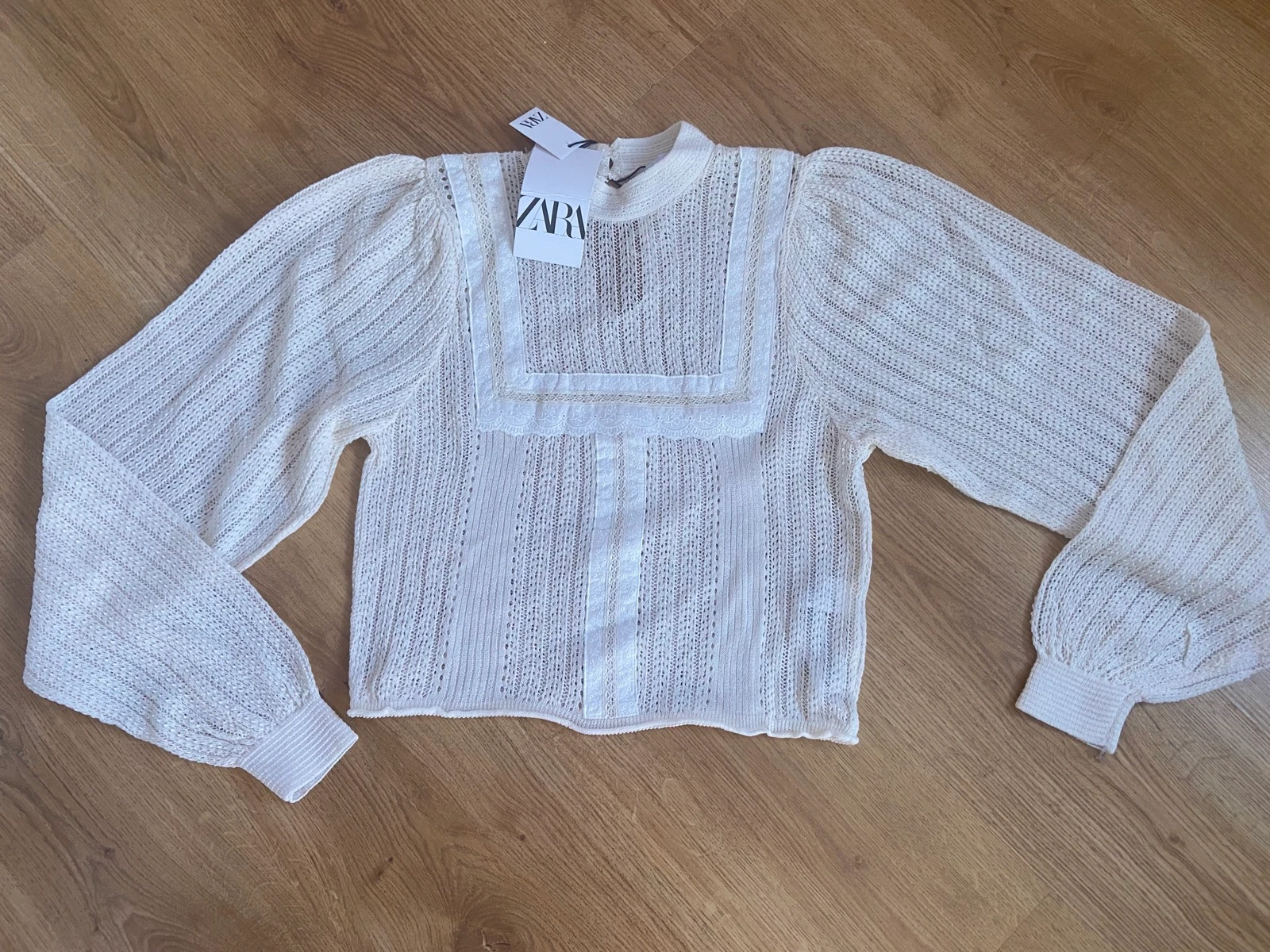 Camisa crochet Zara 